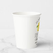 ウォーターカラーレ結婚モンズサンキューリモンチェロ 紙コップ (右)