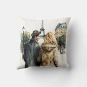 ウォーターカラーロマンスインパリカップル装飾用クッション クッション (裏面)