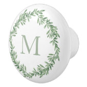 ウォーターカラーローズマリーリース セラミックノブ (右)