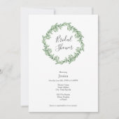 ウォーターカラーローズマリーリース 招待状 (正面)