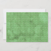 ウォーターカラーワイルドサファリアニマルズ誕生日招待状 招待状 (裏面)