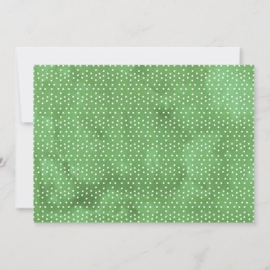 ウォーターカラーワイルドサファリアニマルズ誕生日招待状 招待状 (裏面)