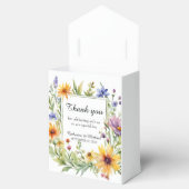 ウォーターカラーワイルドフラワーズガーデン春の結婚式 フェイバーボックス (オープン)