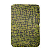 ウォーターカラーワニプリント バスマット (正面縦)