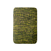 ウォーターカラーワニプリント バスマット (正面縦)