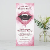 ウォーターカラーヴァンパイアスマイルハロウィーン招待状 (スタンド正面)