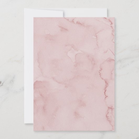 ウォーターカラーヴィノウィーヴューブライダルシャワー 招待状 (裏面)