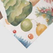 ウォーターカラーヴィンテージクリスマスティッシュペーパー 薄葉紙 (詳細)