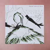 ウォーターカラーヴォーグファッションホリデーカクテルパーティー 招待状