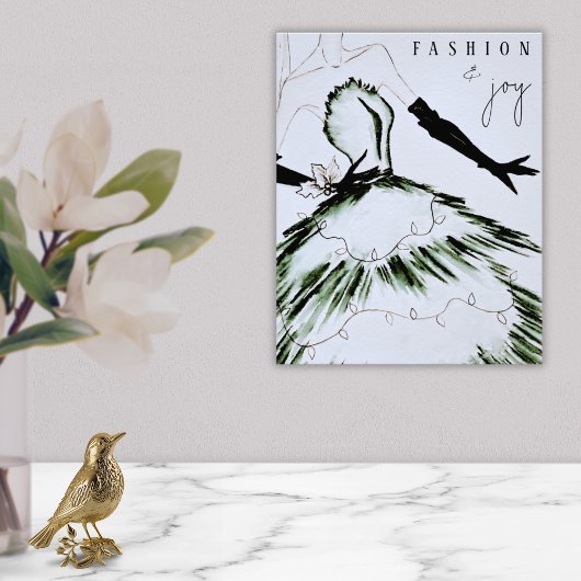 ウォーターカラーヴォーグファッションモデルホリデー ポスター