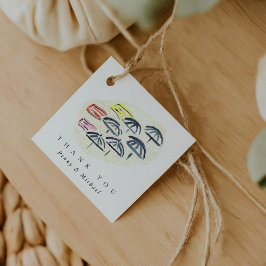 ウォーターカラー傘ビーチサンキューユナイテッド フェイバータグ