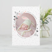 ウォーターカラー冬の葉ハッピーホリデーズ シーズンカード (スタンド正面)