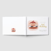 ウォーターカラー回転木馬ゲストブック ゲストブック (全面)