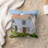 ウォーターカラー地中海のハウス クッション (ブランケット)