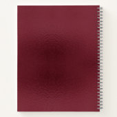 ウォーターカラー多肉質フローラバルミツワーゲストブック ノートブック (裏面)