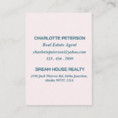 ウォーターカラー実在ドアエステート農業 紹介カード (裏面)