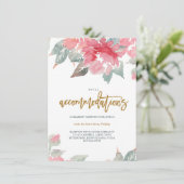 ウォーターカラー庭園の結婚式ホテルカード エンクロージャーカード (スタンド正面)