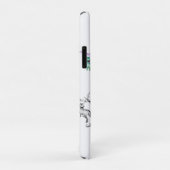 ウォーターカラー恐竜キッズモノグラム Case-Mate iPhoneケース (裏面/右)