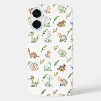ウォーターカラー恐竜ディスカバリーiPhoneケース iPhone 16ケース