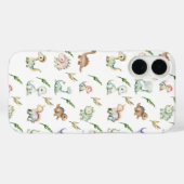 ウォーターカラー恐竜ディスカバリーiPhoneケース Case-Mate iPhoneケース (裏面 (横))