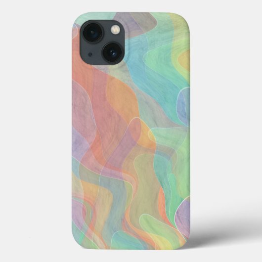 ウォーターカラー抽象アート Case-Mate iPhoneケース (裏面)