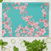 ウォーターカラー桜キッチンタオル キッチンタオル (折り畳み)