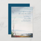 ウォーターカラー秋マウンテンズムービングアナウンス 出欠カード (正面/裏面)