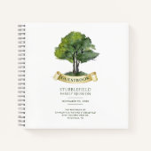 ウォーターカラー系図学ツリーファミリー懇親会ゲスト ノートブック (正面)