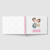 ウォーターカラー結婚ズゲストブックマおもしろいッ予測できなプル ゲストブック (全面)