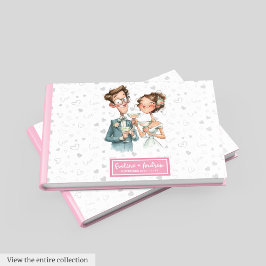 ウォーターカラー結婚ズゲストブックマおもしろいッ予測できなプル ゲストブック