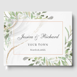 ウォーターカラー結婚ズゲストブック ゲストブック