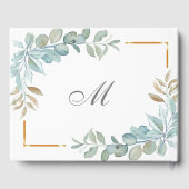 ウォーターカラー結婚ズゲストブック ゲストブック (裏面)