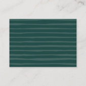 ウォーターカラー結婚パームズホテルアコモデーションカード エンクロージャーカード (裏面)