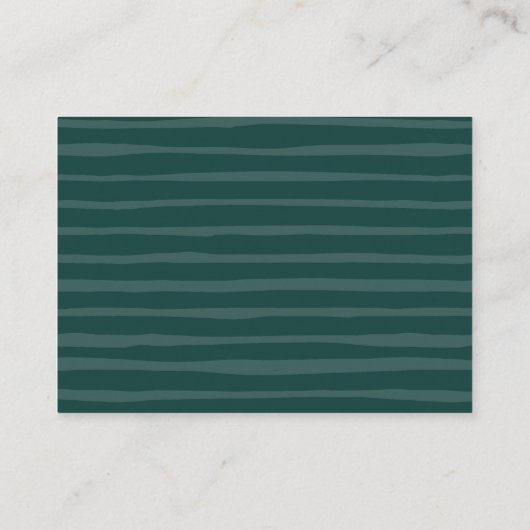 ウォーターカラー結婚パームズホテルアコモデーションカード エンクロージャーカード (裏面)