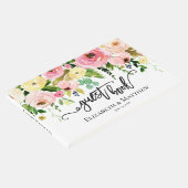 ウォーターカラー結婚フラワーズゲストブック ゲストブック (コーナー)