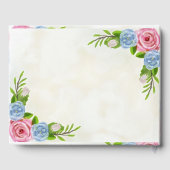 ウォーターカラー結婚フローラズゲストブック ゲストブック (裏面)