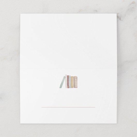 ウォーターカラー結婚ブック プレイスカード (外部開封)