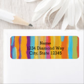 ウォーターカラー絵を描アーツ&クラフツパーティー住所 シール (インサイチュ)