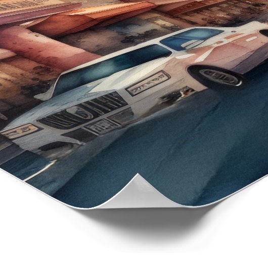 ウォーターカラー絵を描ズオブ賭博リゾートシティ ポスター (角)