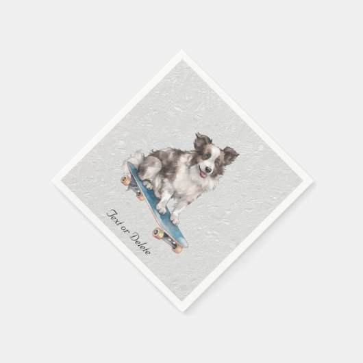 ウォーターカラー縁どコリーナプキンス スタンダードカクテルナプキン (角)