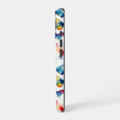 ウォーターカラー蝶柄 iPhone 16ケース (左側面)