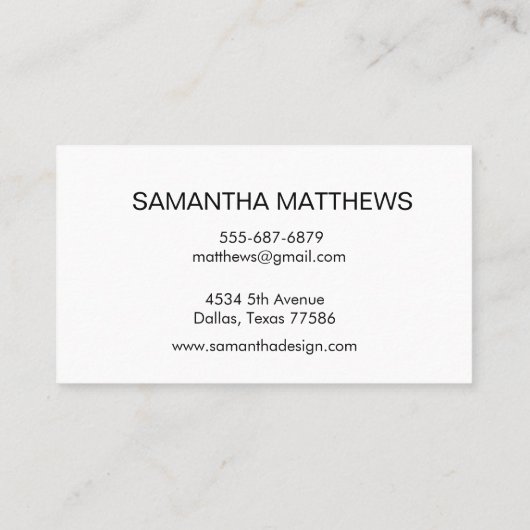 ウォーターカラー飾ズホームステージングハウス 名刺 (裏面)