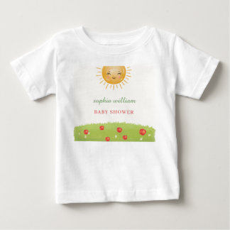 ウォーターカラー りんご園 ベビーシャワー ベビーTシャツ