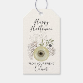 ウォーターカラー アイボール ボタニカル ハッピーハロウィン ギフト ギフトタグ