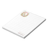 ウォーターカラー イースター バニー オーダーメイド ノートパッド (回転)