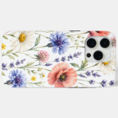 ウォーターカラー ウィルダーフラワー ミドウ フラワー Case-Mate iPhoneケース (裏面 (横))