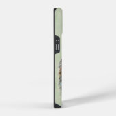 ウォーターカラー ウルフ オオカミ カスタム 自然 アート iPhoneケース (右側面)