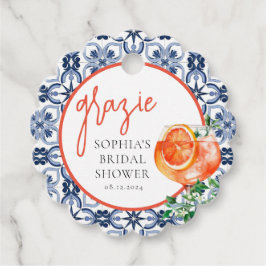 ウォーターカラー オレンジ スプリッツ グラツィエ フェイバータグ