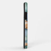 ウォーターカラー オーシャンブリーズ: 貝殻とヒトデ Case-Mate iPhoneケース (裏面/右)
