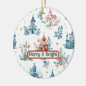 ウォーターカラー クリスマスパターン オーナメント おとぎ話 (左)